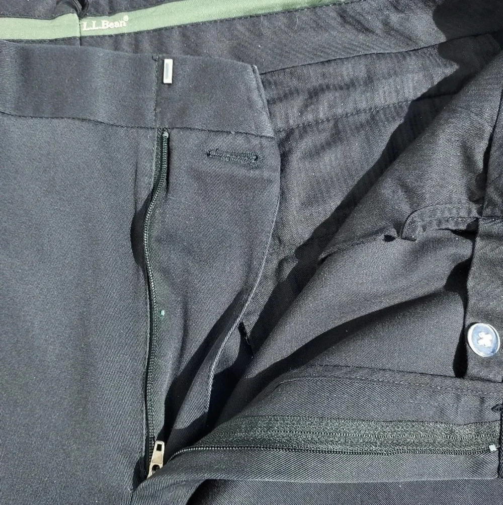 L.L.Bean Comfort Waist Dark Blue Mens Pants Size 38 - Picture 5 of 12